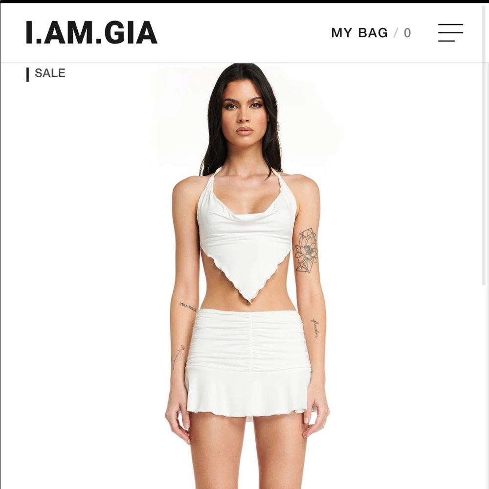 COPY - I AM GIA SET - CIRCE TOP/SKIRT
